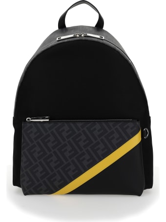 Fendi Black Nylon Backpack