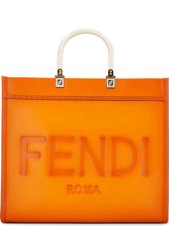 Fendi Sunshine Leather Tote
