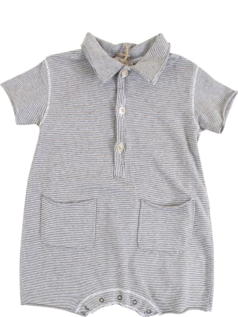 De Cavana Newborn Striped Romper