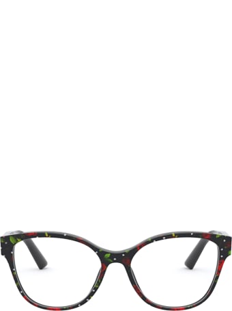 Dolce & Gabbana Eyewear Dolce & Gabbana Dg3322 Print Roses Hearts Glasses