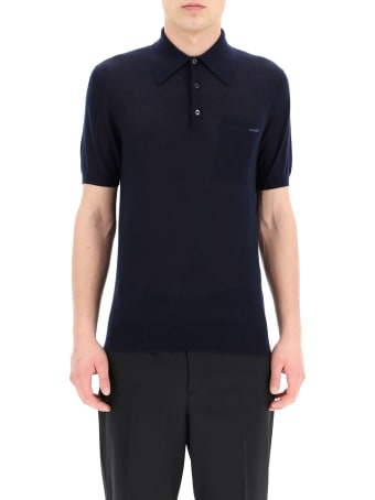 Prada Cashmere Polo Shirt