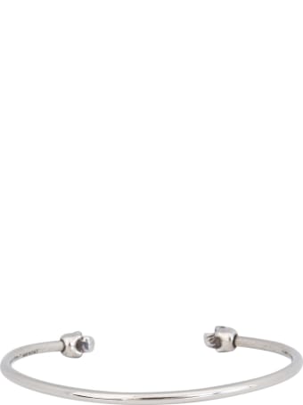Alexander McQueen Twin Skull Bracelet