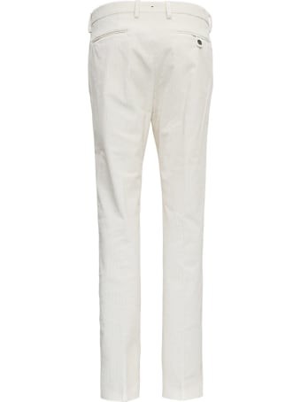 Berwich White Velvet Pants
