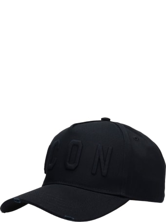 Dsquared2 Hats In Black Cotton