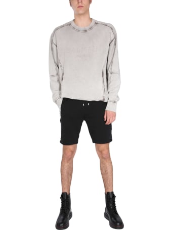 Balmain Bermuda With 3d Logo