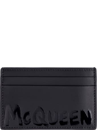 Alexander McQueen Leather Card Holder