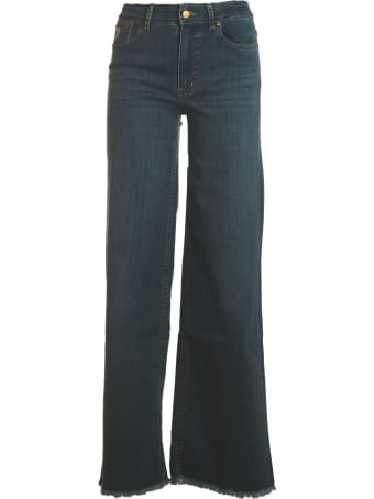Lois Lecross Saphire Palazzo Edge Teal Cross