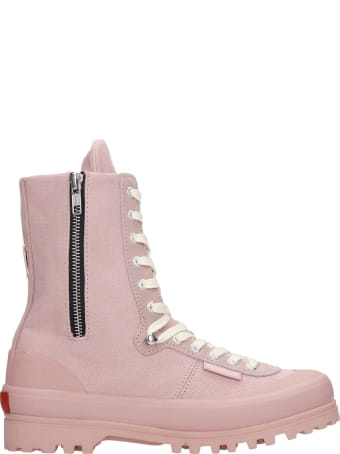 Superga Sneakers In Rose-pink Canvas