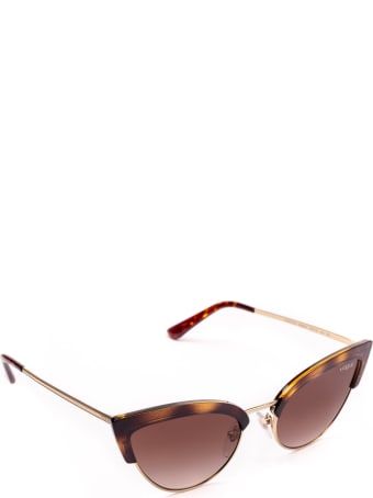 Vogue Eyewear Vogue Vo5212s Top Dark Havana / Pale Gold Sunglasses