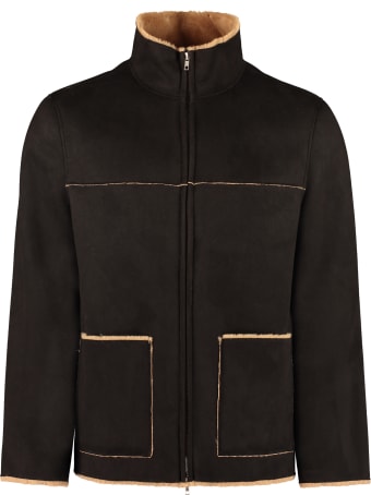 STAND STUDIO Calvin Faux Shearling Jacket