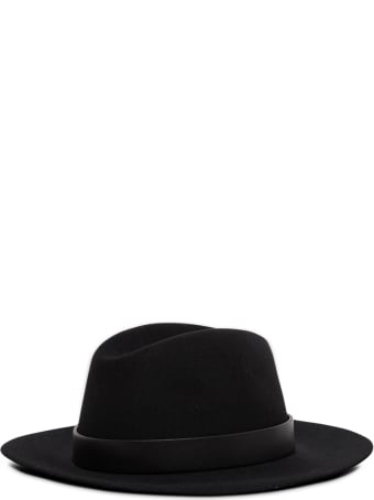 Valentino Garavani Wide Brim Hat With Vlogo Buckle
