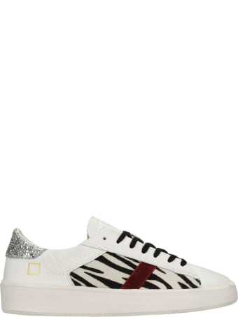 D.A.T.E. Ace Sneakers In White Leather