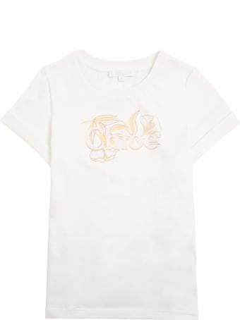 Chloé Cotton T-shirt With Logo