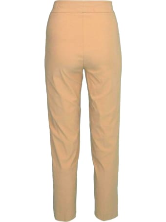 Avenue Montaigne Short Slim Pants W/slit On Bottom