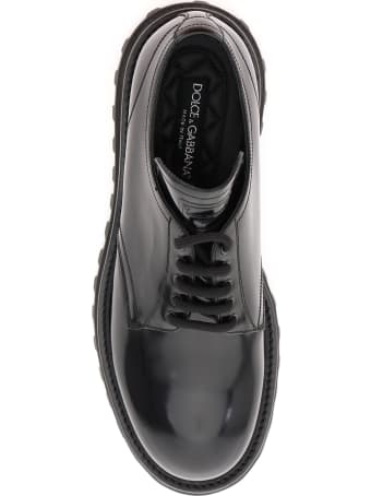 Dolce & Gabbana Brushed Leather Derby
