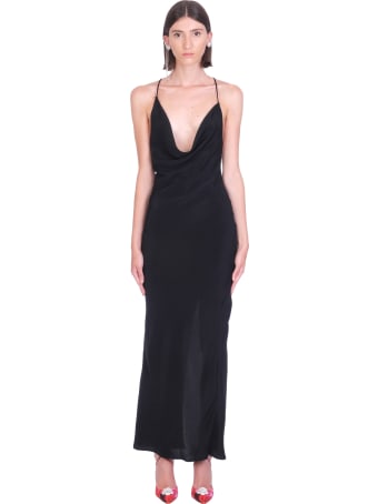 Magda Butrym Dress In Black Silk