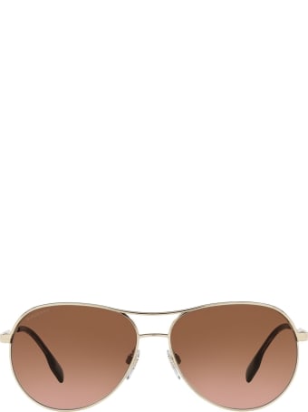 Burberry Eyewear Burberry Be3122 Light Gold Sunglasses
