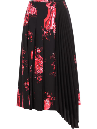 Vivetta Polyester Floral Print Midi Skirt