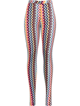 M Missoni Zig Zag Rayon Blend Leggings