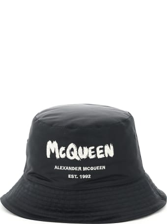 Alexander McQueen Mcqueen Graffiti Bucket Hat