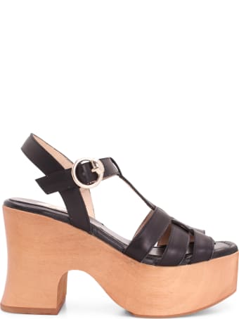 Ras 'vaqueta' Leather Sandal
