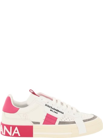 Dolce & Gabbana Custom 2.zero Leather Sneakers