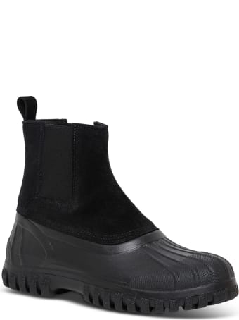 Diemme Balbi Black Suede And Rubber Boots