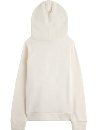 Gucci Jersey Hoodie With Logo Print