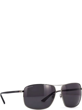 Gucci Gucci Gg0065sk Ruthenium Sunglasses