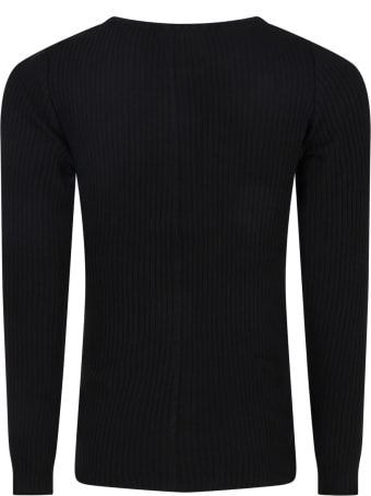 Molo Black T-shirt For Girl