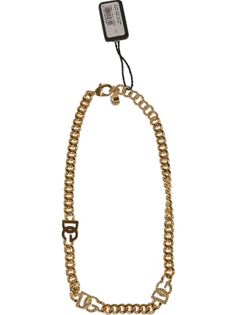 Dolce & Gabbana Chain Logo Necklace