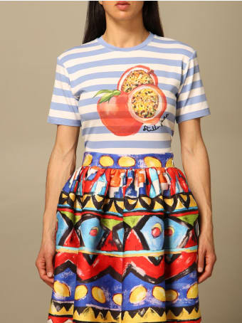 Stella Jean T-shirt Stella Jean Striped Cotton T-shirt