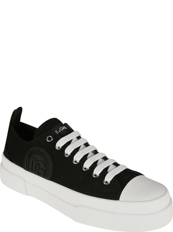 Dolce & Gabbana Embossed Logo Sided Sneakers