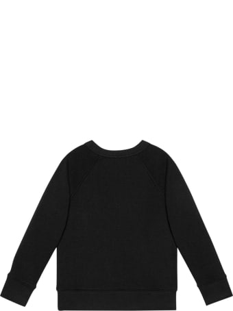 Gucci Black Sweatshirt With Multicolor Print