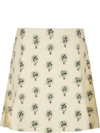Chloé Floral Printed Short Skirt