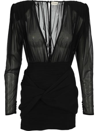 Magda Butrym Silk Mini Dress