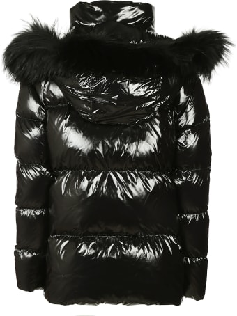 Blauer Fur Detail Padded Jacket