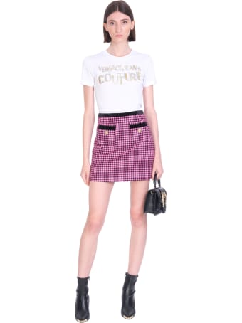 Versace Jeans Couture T-shirt In White Cotton