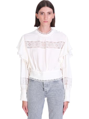 IRO Claw Blouse In White Polyester