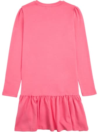 Marc Jacobs Pink Cotton Dress With Crossbody Bag Print