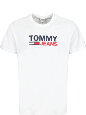 Tommy Jeans Logo Cotton T-shirt