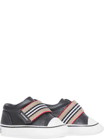 Burberry Black Newborn Sneakers