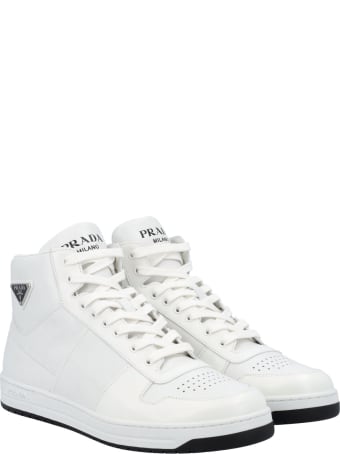 Prada Leather High-top Sneakers