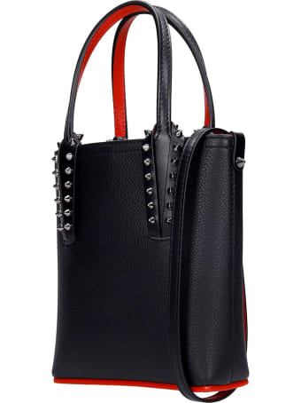 Christian Louboutin Cabata Hand Bag In Black Leather