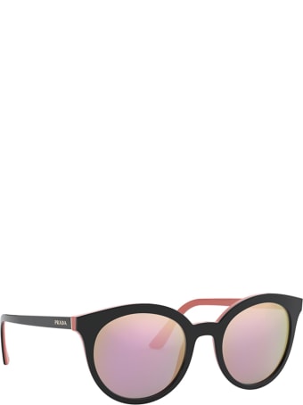 Prada Eyewear Prada Pr 02xs Top Black / Pink Sunglasses