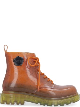 Melissa Melissa Coturno + Viktor & Rolf - Pvc Combat Boots