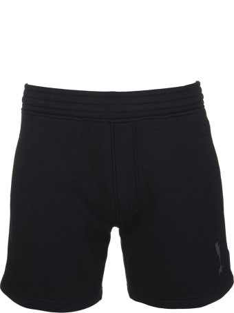 Neil Barrett Black Star Bolt-motif Track Shorts Man