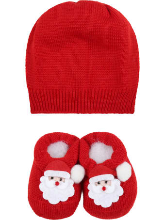 Story loris Red Set For Babykids With Santa Claus