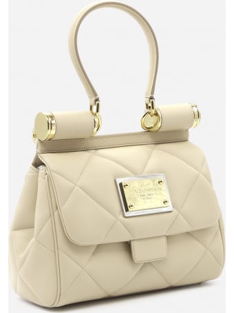 Dolce & Gabbana Medium Sicily Bag In Quilted Leather