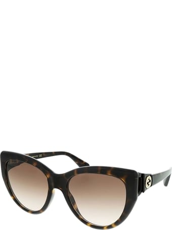 Gucci Gucci Gg0877s Havana Sunglasses